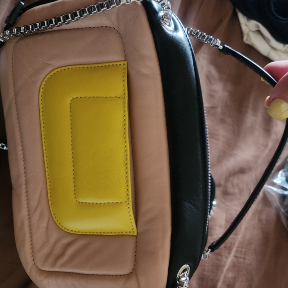 PIERRE HARDY Alpha padded leather shoulder bag New - Picture 6 of 8